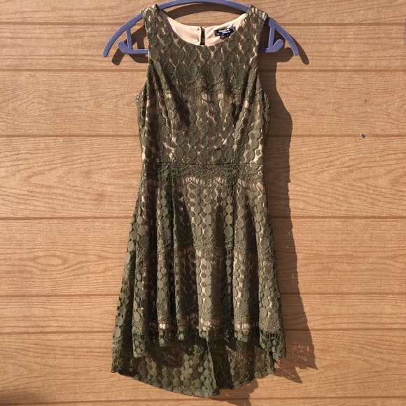 Sequin Hearts Dresses & Skirts - Green Lace Dress